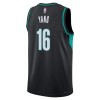 Dres Portland Trail Blazers Yang Hansen Nike 2025-26 City Edition Crno Swingman